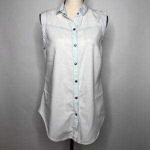 Jessica Simpson Button Down Tank Top